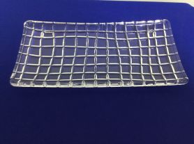 Travessa retangular vidro - 27,7x14x2,7cm