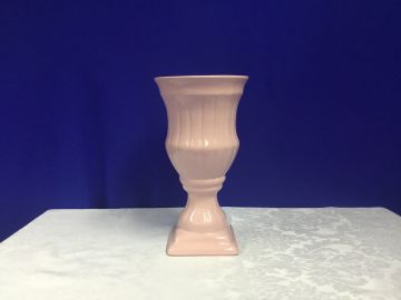 Vaso cinturado rosa bebê - 18x33 cm