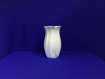 Vaso branco folha - 29x16 cm