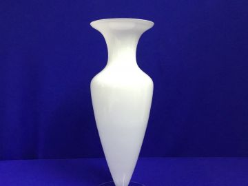 Vaso cinturado branco - 42x16 cm 