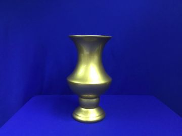 Vaso cinturado dourado - 22x42 cm