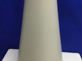 Vaso  cone cinza - 37x8