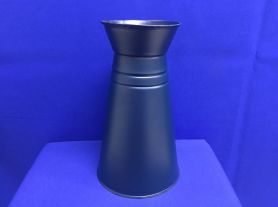 Vaso cone metal azul -  29x13