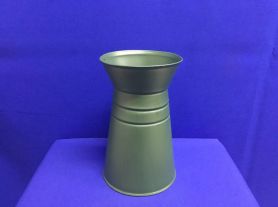Vaso cone metal verde -  23x14