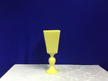 Vaso cônico amarelo bebê - 35 cm