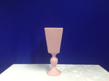 Vaso cônico rosa bebê - 35 cm