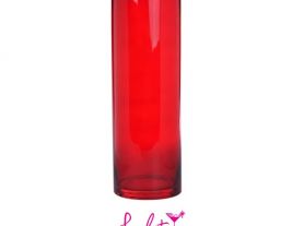 VASO DE VIDRO VERMELHO 40cm