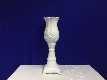 Vaso Europeu tulipa branco - 18x58 cm