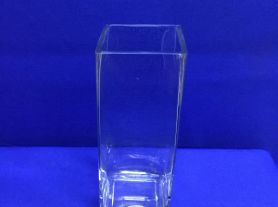 Vaso quadrado vidro - 20x7