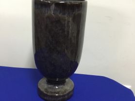 Vaso redondo mesclado marrom - 27x13