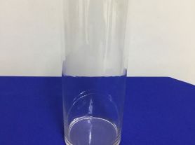 Vaso redondo vidro fino longo - 8,5x30cm
