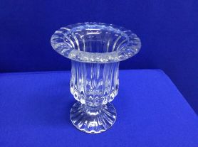 Vaso vidro c/pé - 14,5x11,5 cm