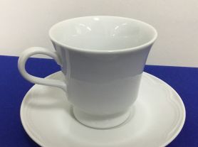 Xícara linha Cottage café / chá com pires